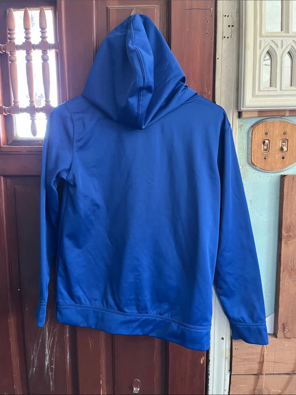 Genuine Merchandise Blue Youth Hoodie with White Accent